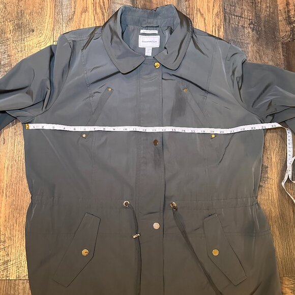 Charter Club Water Resistant Light Weight Transitional Jacket Raincoat - Picture 9 of 10